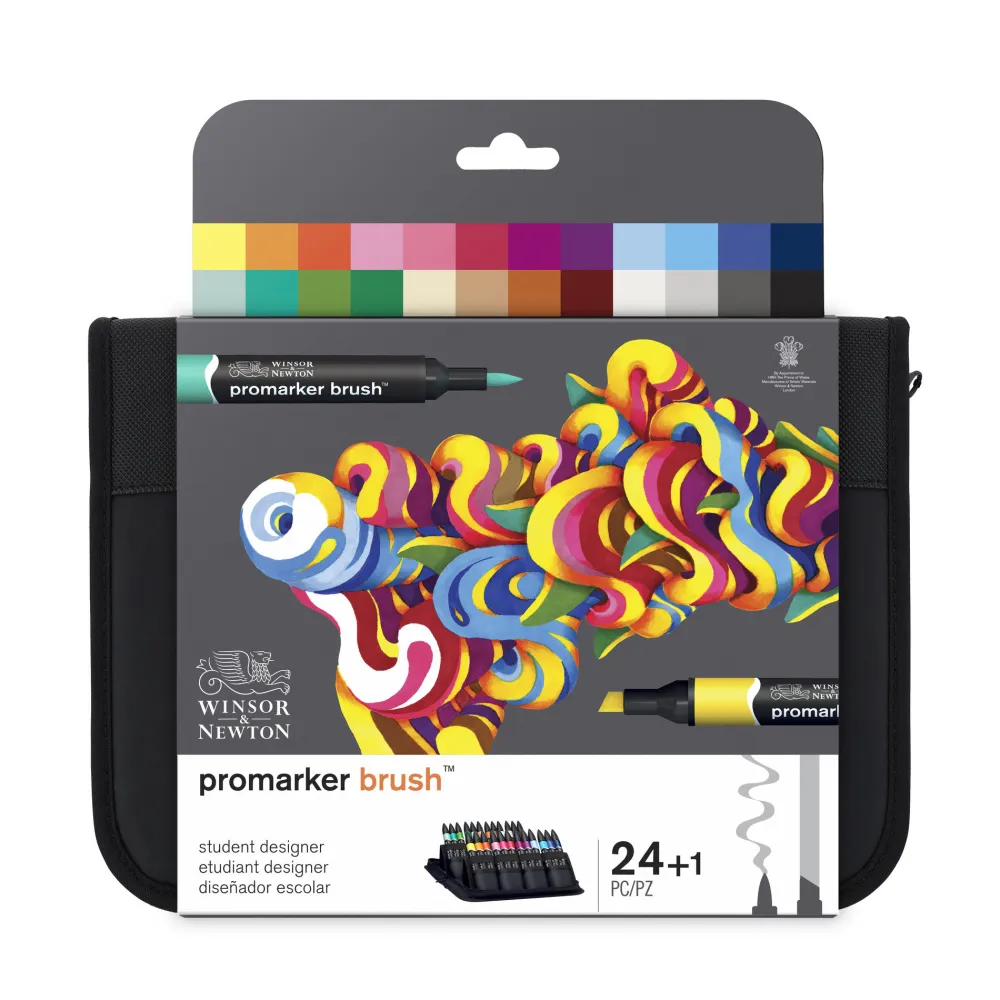 Winsor & Newton Zestaw Promarker Student - - 24 szt. > Markery, Brushpeny I Pisaki