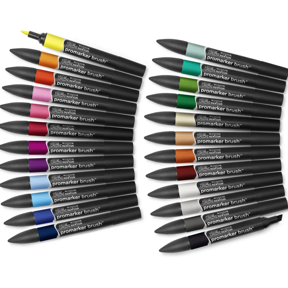 Winsor & Newton Zestaw Promarker Student - - 24 szt. > Markery, Brushpeny I Pisaki