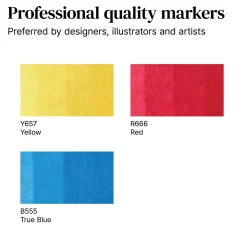 Winsor & Newton Zestaw Promarker - - Primary Tones, 3 szt.