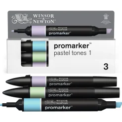 Winsor & Newton Zestaw Promarker - - Pastel Tones 1, 3 szt.