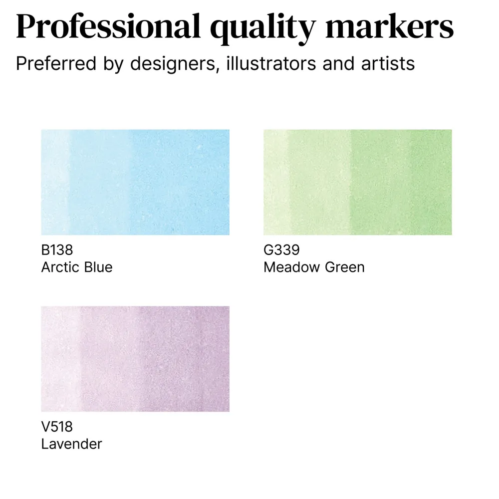 Winsor & Newton Zestaw Promarker - - Pastel Tones 1, 3 szt.