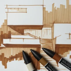Winsor & Newton Zestaw Promarker - - Brown Tones, 3 szt.
