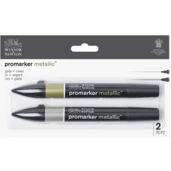 Winsor & Newton Zestaw Promarker - - Black & Blender, 2 szt. > Markery, Brushpeny I Pisaki