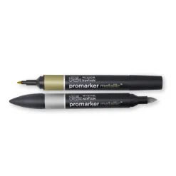 Winsor & Newton Zestaw Promarker - - Gold & Silver, 2 szt.