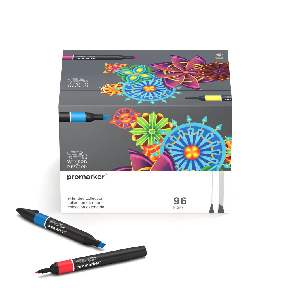 Winsor & Newton Zestaw Promarker - - Vibrant Tones, 6 szt. > Markery, Brushpeny I Pisaki