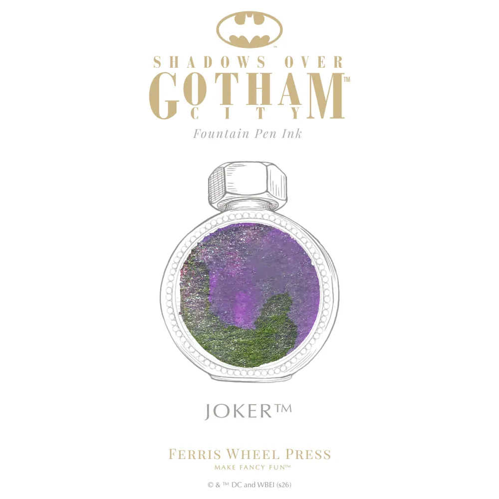 Ferris Wheel Press Zestaw Shadows over Gotham City Limited Edition - - Joker > Atramenty|Pióra Wieczne