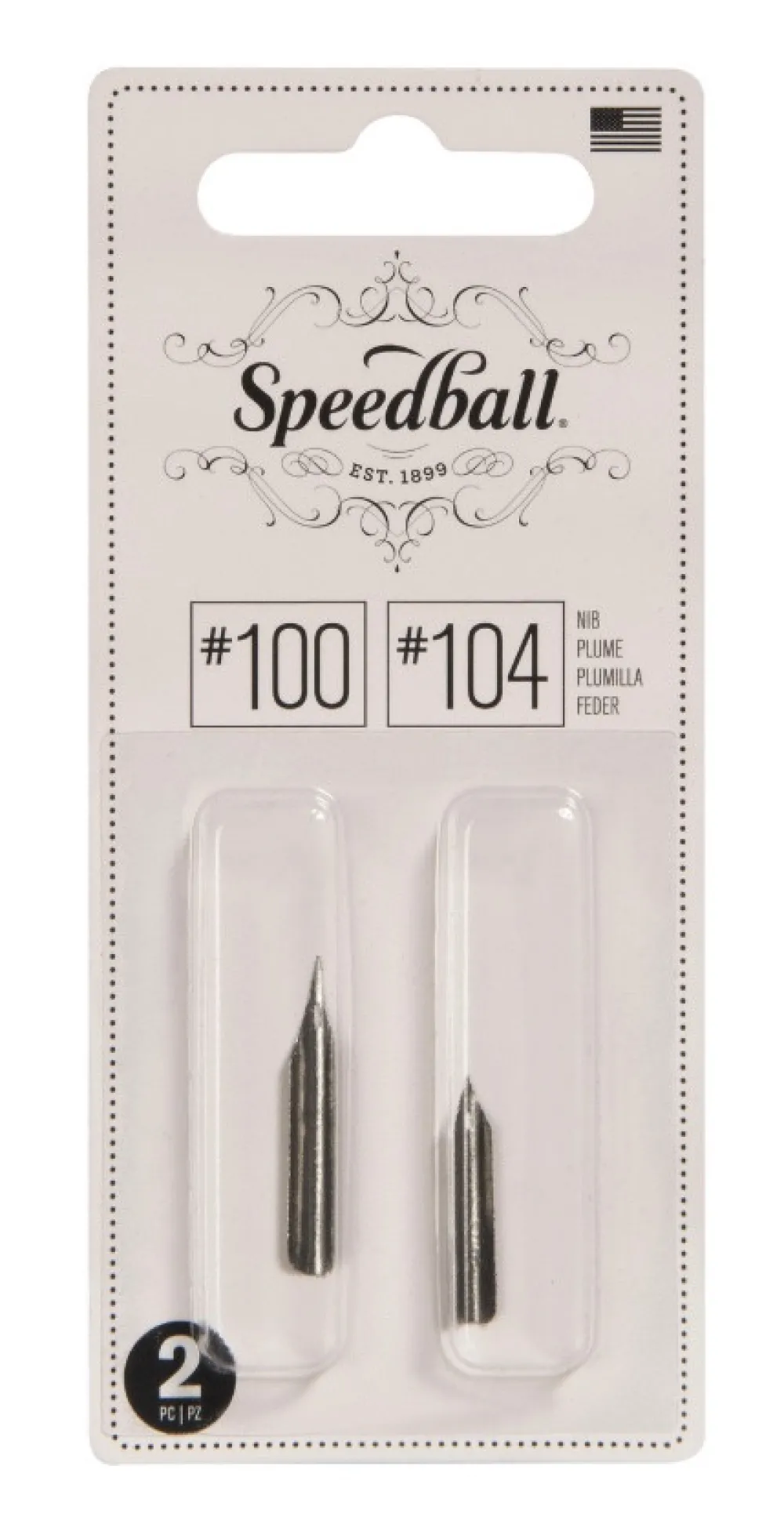 Speedball Zestaw stalówek do kaligrafii nr 103/104 - - 2 szt. > Stalówki