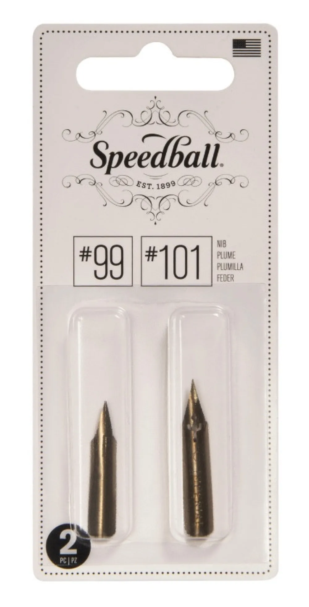 Speedball Zestaw stalówek do kaligrafii nr 22B/56 - - 2 szt. > Stalówki