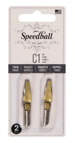 Speedball Zestaw stalówek do kaligrafii C1 - - 2 szt.