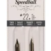 Speedball Zestaw stalówek do kaligrafii nr 22B - - 2 szt.