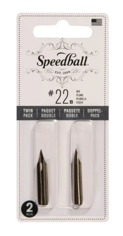 Speedball Zestaw stalówek do kaligrafii nr 22B - - 2 szt.