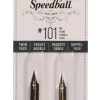 Speedball Zestaw stalówek do kaligrafii nr 101 - - 2 szt.