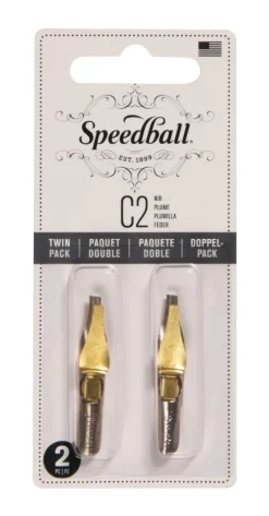 Speedball Zestaw stalówek do kaligrafii C2 - - 2 szt.