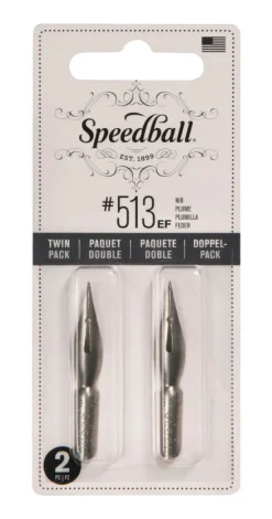 Speedball Zestaw stalówek do kaligrafii nr 513 EF - - 2 szt.