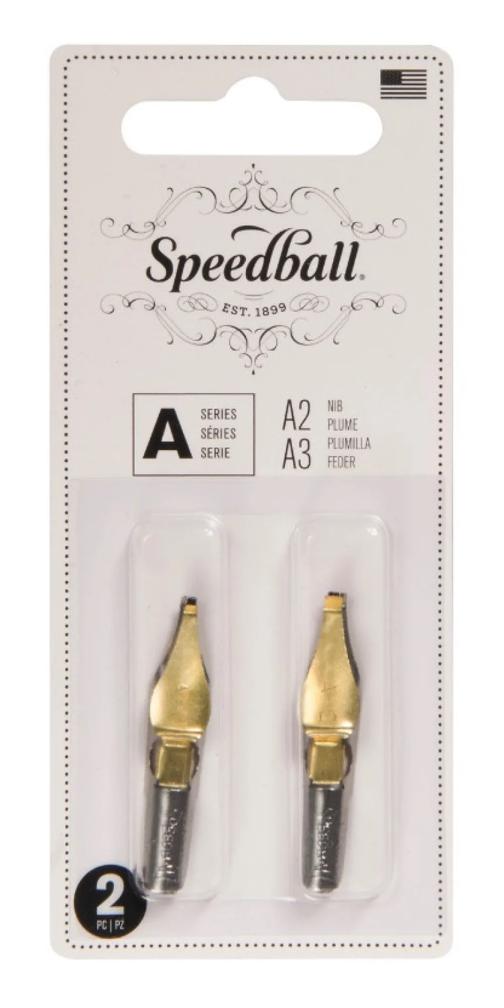 Speedball Zestaw stalówek do kaligrafii A2/A3 - - 2 szt.