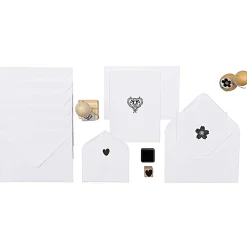 Rico Design Zestaw stempli drewnianych Birthday - Paper Poetry - 9 szt. > Tusze I Stemple