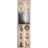 Rico Design Zestaw stempli drewnianych Pixels - Paper Poetry - 10 szt. > Tusze I Stemple