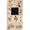 Rico Design Zestaw stempli drewnianych Roses - Paper Poetry - 15 szt. > Tusze I Stemple