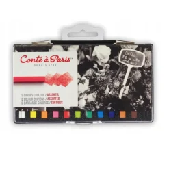 Conte a Paris Zestaw suchych pasteli Carrés - Conté à Paris - 48 szt. ><noscript><img width=