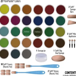 PanPastel Zestaw suchych pasteli Shades - 27 kolorów