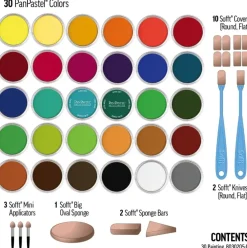 PanPastel Zestaw suchych pasteli Pure Colors - 30 kolorów