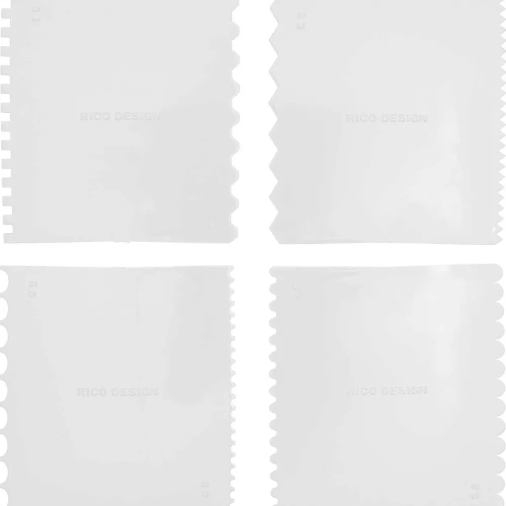 Rico Design Zestaw szpatułek do malowania - - małe 4 szt.