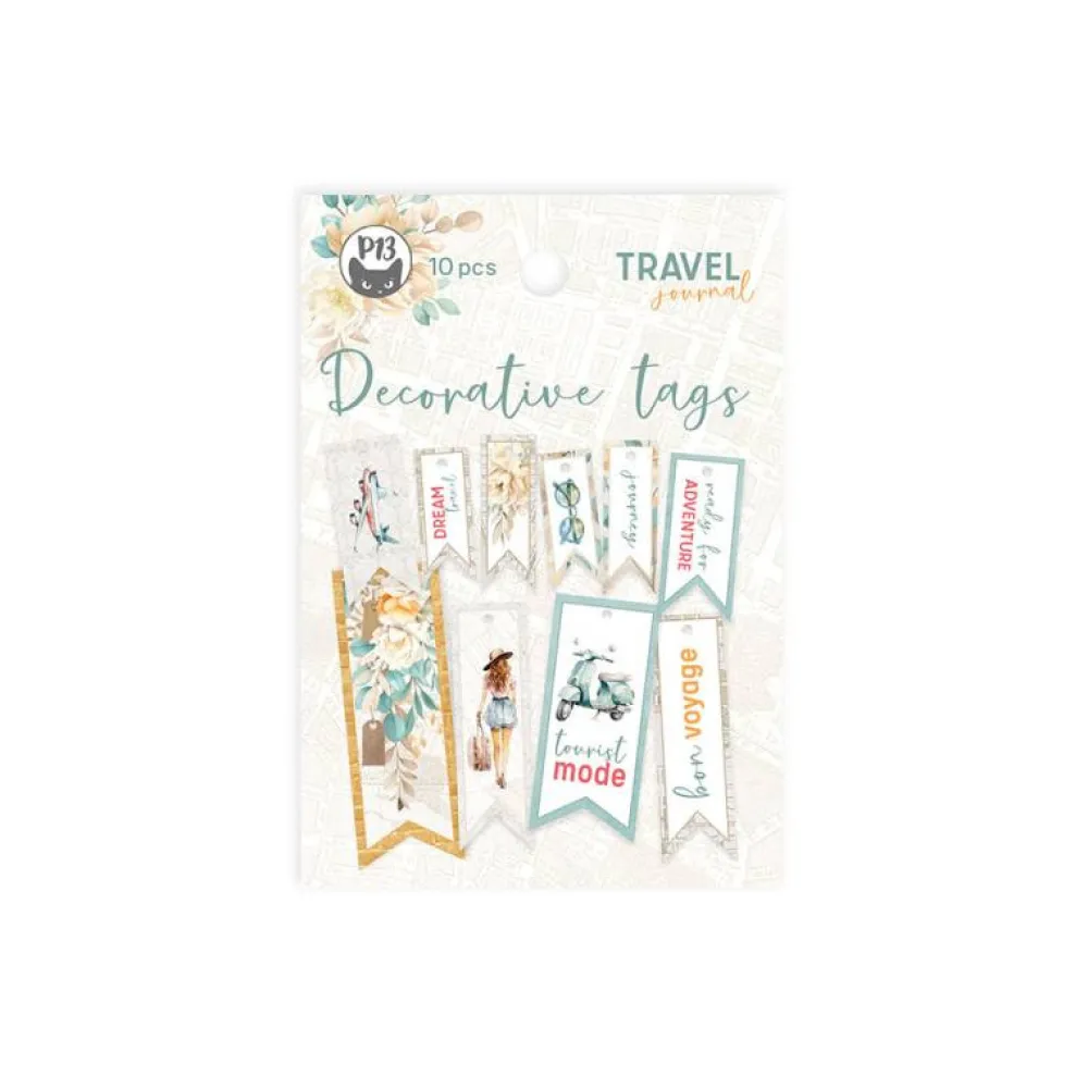 Piatek Trzynastego Zestaw tagów - Piątek Trzynastego - Travel Journal 02 10 szt.