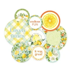 Piatek Trzynastego Zestaw tagów - Piątek Trzynastego - Fresh Lemonade 01 9 szt. > Papiery Do Scrapbookingu