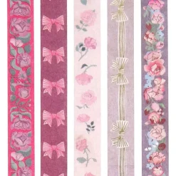 Rico Design Zestaw taśm washi La Vie En Rose - Paper Poetry - 5 szt.