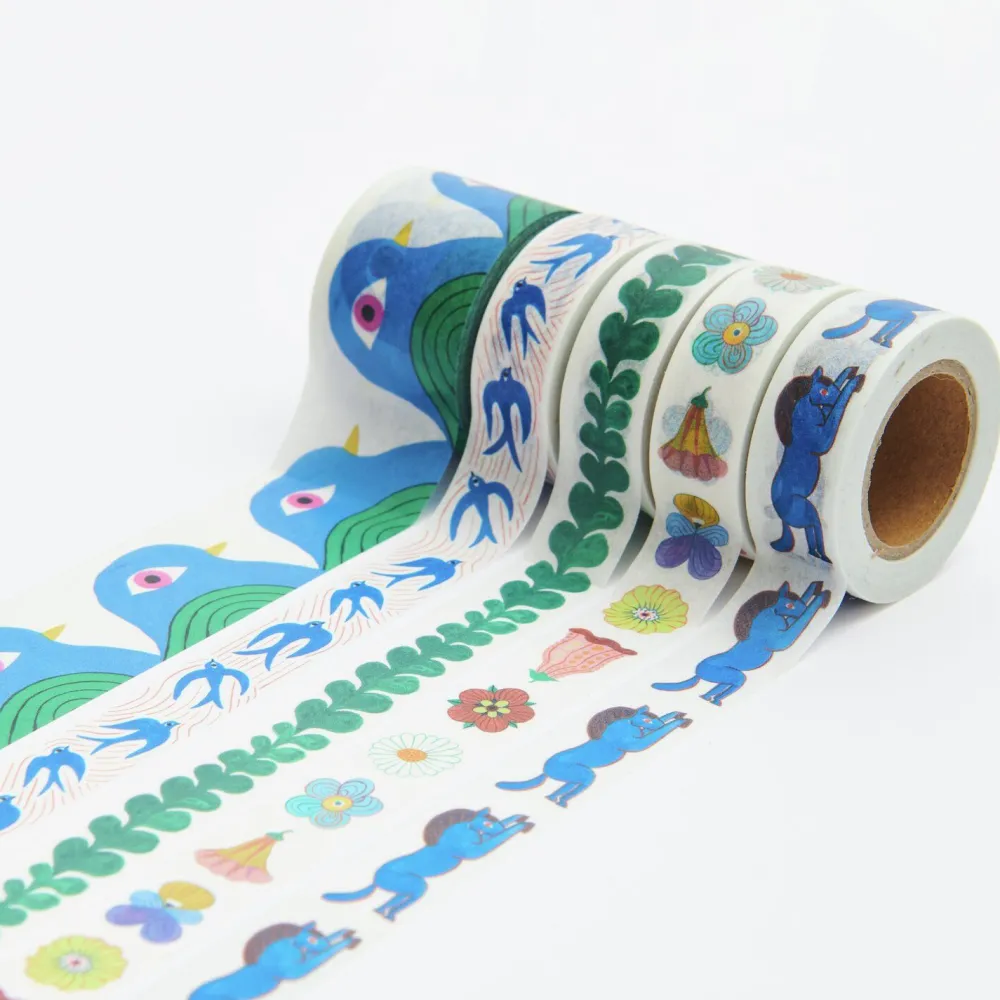 Rico Design Zestaw taśm washi Midsommar Magic - Paper Poetry - 5 szt. > Dodatki Dekoracyjne