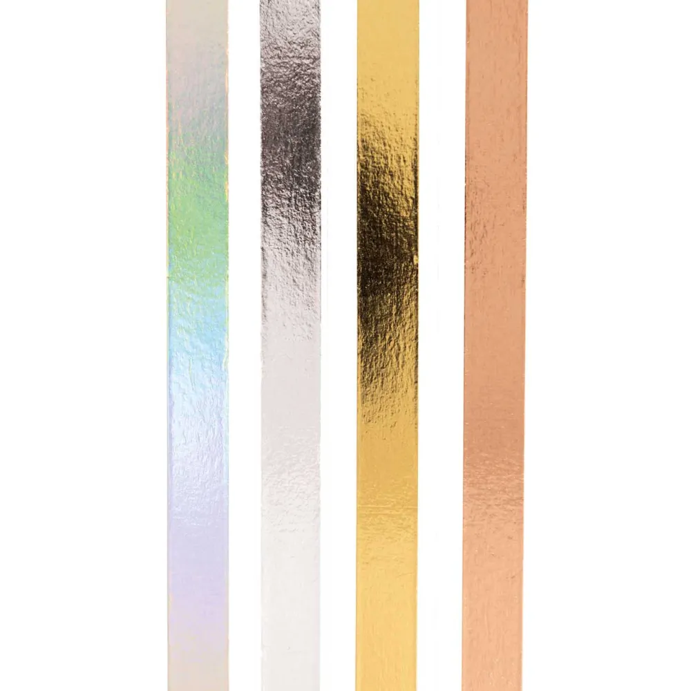 Rico Design Zestaw taśm washi - Paper Poetry - Metallic, 15 mm x 5 m, 4 szt. > Dodatki Dekoracyjne