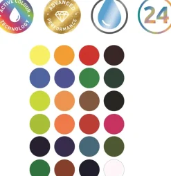 Derwent Zestaw tuszów akwarelowych Inktense w kostkach - - 24 szt. > Farby Akwarelowe