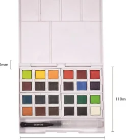 Derwent Zestaw tuszów akwarelowych Inktense w kostkach - - 24 szt. ><noscript><img width=