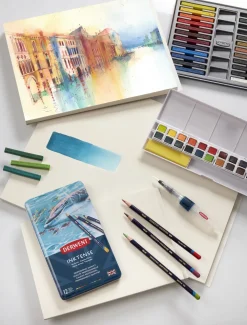 Derwent Zestaw tuszów akwarelowych Inktense w kostkach - - 24 szt. ><noscript><img width=