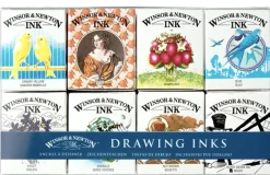 Winsor & Newton Zestaw tuszów rysunkowych Henry - - 8 szt. > Tusze Rysunkowe