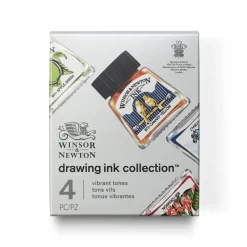 Winsor & Newton Zestaw tuszów rysunkowych - - Rich Tones, 4 szt. > Tusze Rysunkowe