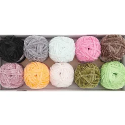 Rico Design Zestaw włóczek szenilowych Ricorumi Nilli Nilli - - 25 g x 10 szt.
