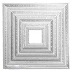 dpCraft Zestaw wykrojników - - Kwadraty, 12 x 12 cm, 7 szt. > Wykrojniki