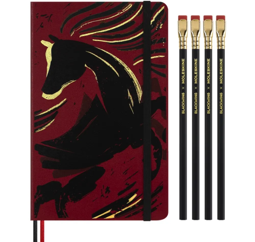 Moleskine Zestaw 2026 Year of the Horse - x Blackwing > Notatniki W Linie