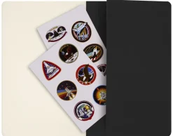 Moleskine Zestaw zeszytów gładkich Cahier NASA edycja limitowana 13 x 21 cm - - 2 szt.