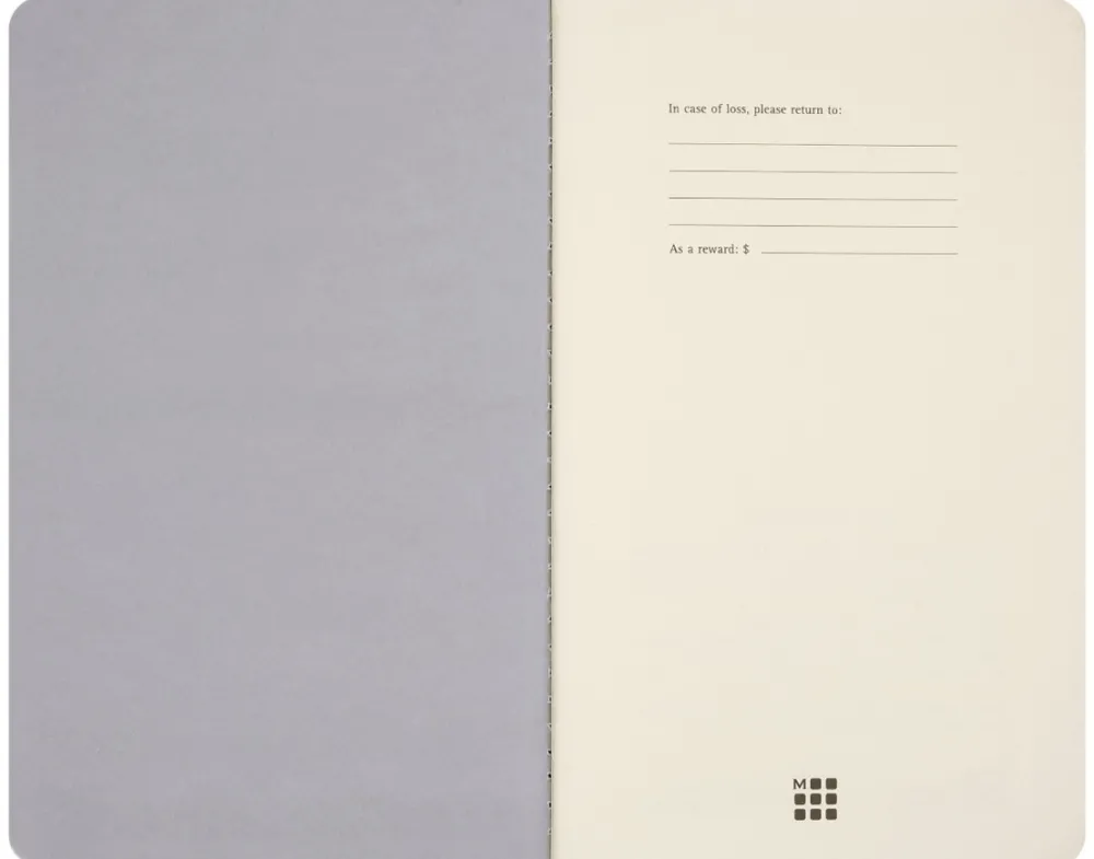 Moleskine Zestaw zeszytów gładkich Cahier NASA edycja limitowana 13 x 21 cm - - 2 szt.