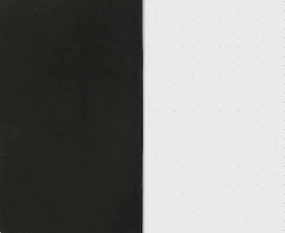 Rhodia Zeszyt w kropki A7 - - Black 80 g 48 stron