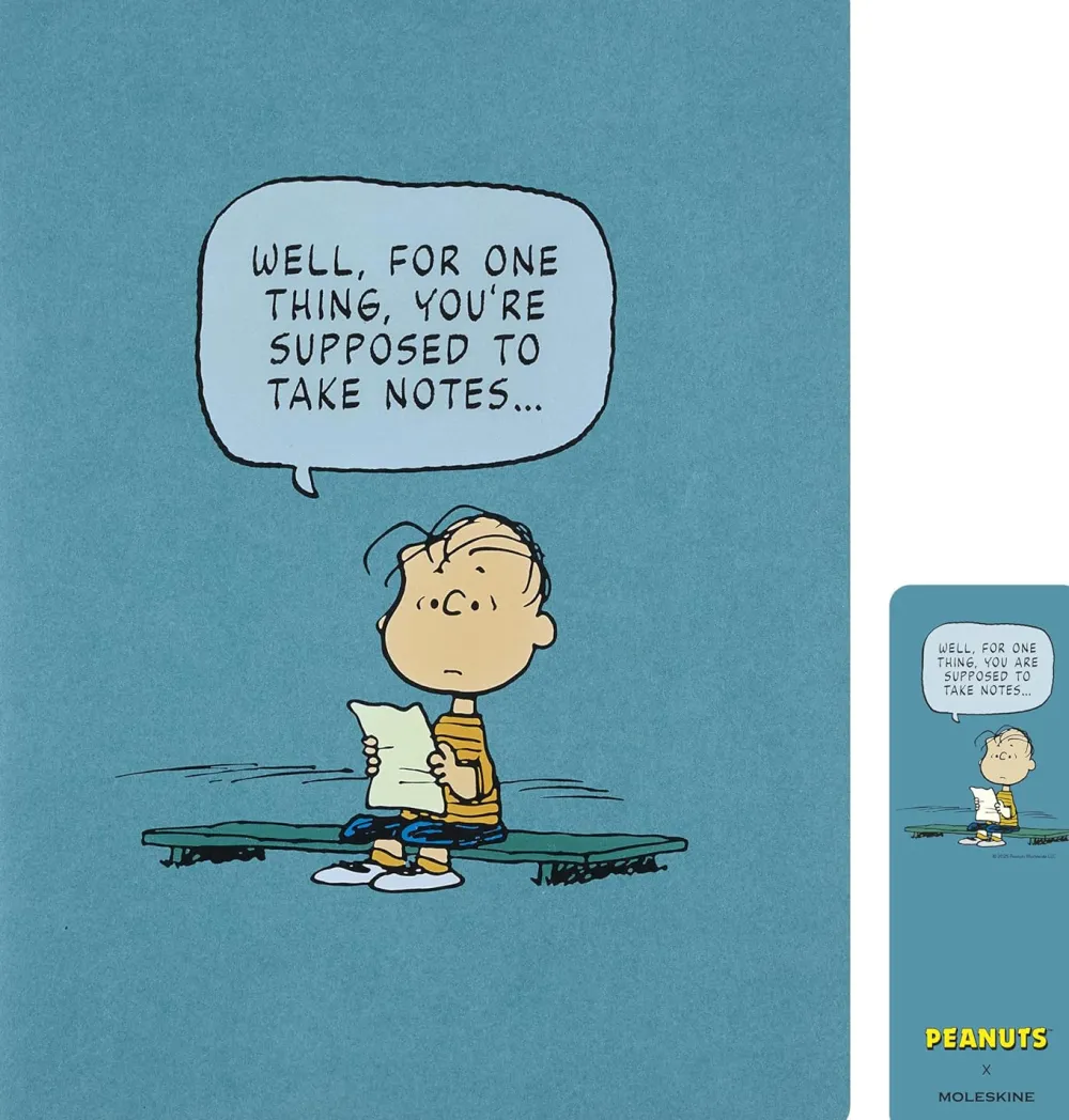 Moleskine Zeszyt w linie Peanuts Cahier 19 x 25 cm - - miękka okładka > Notatniki W Linie