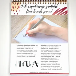 Devangari Zeszyt z ćwiczeniami do brush letteringu Flourishing, B5 - - 170 g/m2 ><noscript><img width=
