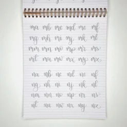 Devangari Zeszyt z ćwiczeniami do brush letteringu Bounce, B5 - - 170 g/m2