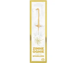 GoDan Zimne ognie Cyfra 1 - złota, 17 cm