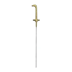 PartyDeco Zimne ognie Cyfra 1 - złote 15 cm