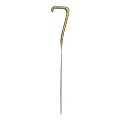 PartyDeco Zimne ognie Cyfra 7 - złote 15 cm