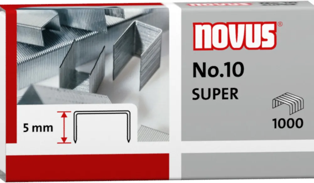 Novus Zszywki biurowe No.10 - 1000 szt. > Dziurkacze I Zszywacze