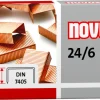 Novus Zszywki miedziowane 24/6 - 1000 szt.
